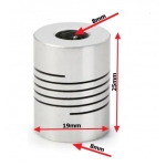 คัปปลิ้งมอเตอร์ Flexible Coupling 8*8*25mm
